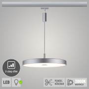 Paulmann URail LED Pendelleuchte Hildor Chrom matt 3-step-Dim 15W 3000K 850lm dimmbar