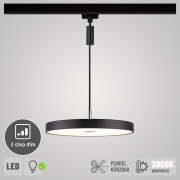 Paulmann URail LED Pendelleuchte Hildor Schwarz matt 3-step-Dim 15W 3000K 850lm dimmbar