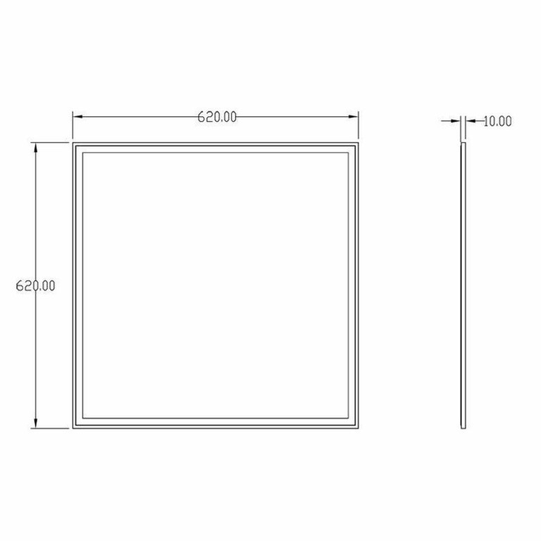 Deko-Light Einlegepanel, CCT, 50 W, 3000-5500 K, Weiß, Spannungskonstant, 24 V/DC