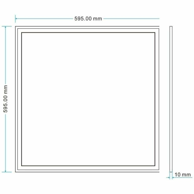 Deko-Light Einlegepanel, LED Panel PRO 600x600 mm, 39 W, 3000 K, Weiß, Stromkonstant, 35 V/DC, Bemessungsstrom: