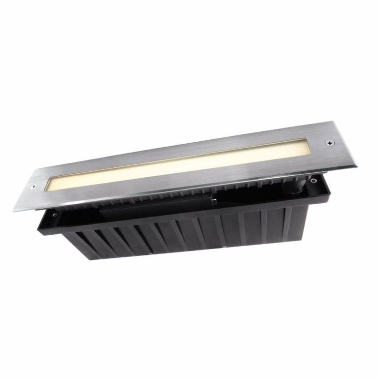 Deko-Light Bodeneinbauleuchte, Line IV, 7,1 W, 3000 K, Silber, 220-240 V/AC, 50 / 60 Hz