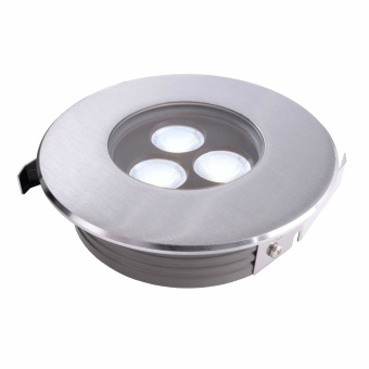 Deko-Light Bodeneinbauleuchte, Flat II 105 mm, 5,5 W, 6000 K, Silber, 220-240 V/AC, 50 / 60 Hz