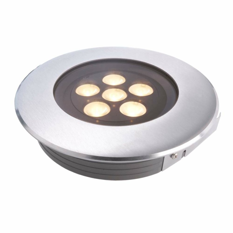 Deko-Light Bodeneinbauleuchte, Flat I 150 mm, 12 W, 3000 K, Silber, 220-240 V/AC, 50 / 60 Hz