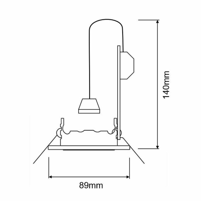 Deko-Light Deckeneinbauring, Basic Rund, Tilt, 1x max. 35 W GU10, Weiß, 220-240 V/AC, 50 / 60 Hz