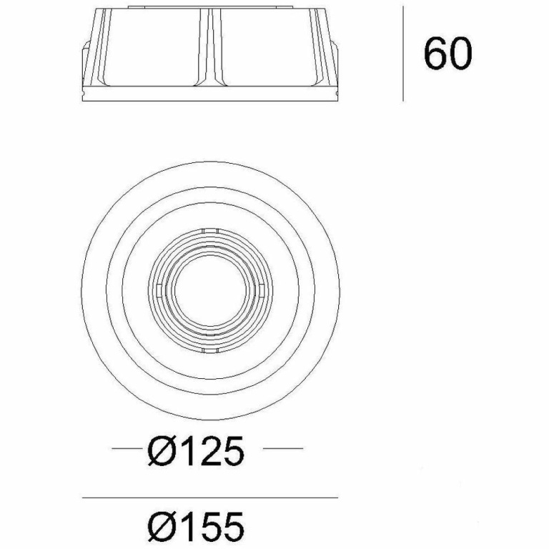 Deko-Light Deckeneinbauring, Rund Tilt, 1x max 50 W MR16, Weiß, Spannungskonstant, 12 V/AC/DC