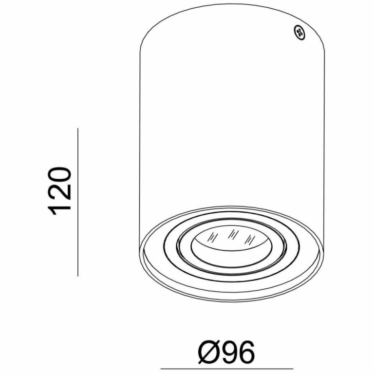 Deko-Light Deckenaufbauleuchte, Bengala, 1x max. 50 W GU10, Silber, 220-240 V/AC, 50 / 60 Hz