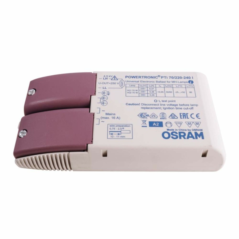 Osram Osram, Netzgerät EVG, PTi 70/220-240, 70.0 W, 220-240 V/AC, Bemessungsstrom: 360 mA