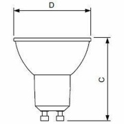 Philips, Leuchtmittel, MASTER VALUE LEDspot MV, GU10, 230 V/AC, DIM, 2700 K, 60 Grad, 4.9 W