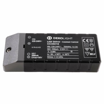 Deko-Light Deko-Light, Netzgerät (CC, DC), BASIC, CC, CC35018/18W, Stromkonstant, 0,7-18,0 W, 220-240 V/AC, Aus