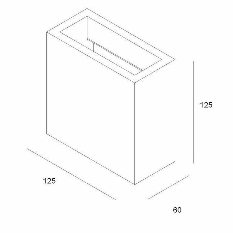 Deko-Light Wandaufbauleuchte, Quinta, 6 W, 3000 K, Weiß, 220-240 V/AC, 50 / 60 Hz