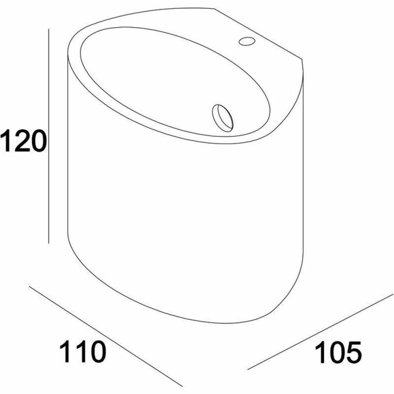 Deko-Light Wandaufbauleuchte, Sabik, 1x max. 25 W G9, Grau, 220-240 V/AC, 50 / 60 Hz