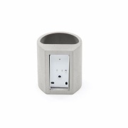 Wandaufbauleuchte, Sabik, 1x max. 25 W G9, Grau, 220-240 V/AC, 50 / 60 Hz