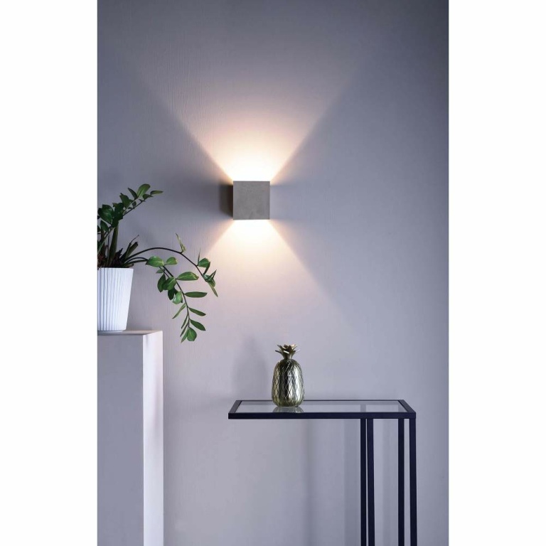 Deko-Light Wandaufbauleuchte, Quinta II, 6 W, 3000 K, Grau, 220-240 V/AC, 50 / 60 Hz