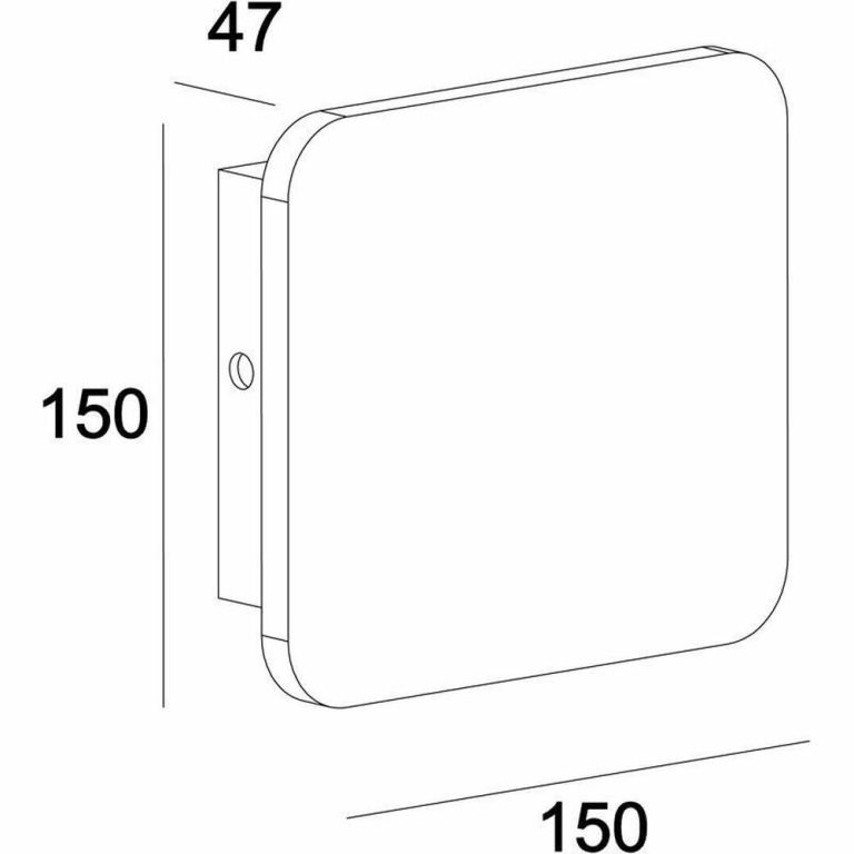 Deko-Light Wandaufbauleuchte, Relono II, 4,1 W, DIM, 3000 K, Grau, 220-240 V/AC, 50 / 60 Hz