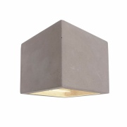 Wandaufbauleuchte, Cube, 1x max. 25 W G9, Grau, 220-240 V/AC, 50 / 60 Hz