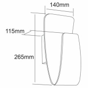 Wandaufbauleuchte, Canopus, 16 W, DIM, 2000-3000 K, Weiß, 220-240 V/AC, 50 / 60 Hz