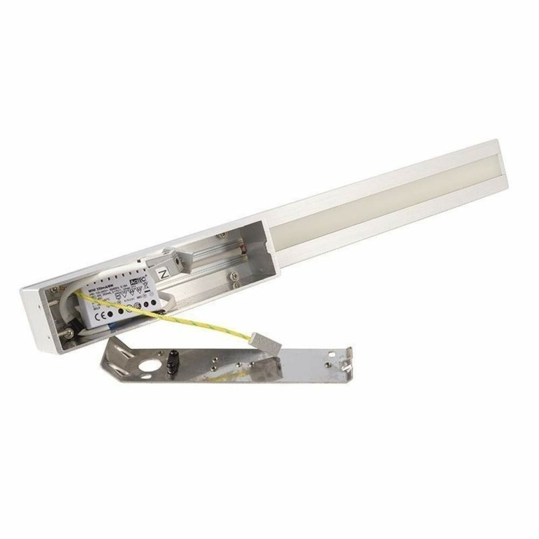 Deko-Light Wandaufbauleuchte, Parala 425 mm, 5,5 W, 3000 K, Silber, 100-240 V/AC, 50 / 60 Hz