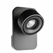 Wandaufbauleuchte, Uni II Tilt, 12 W, DIM, 3000 K, Schwarz, 220-240 V/AC, 50 / 60 Hz