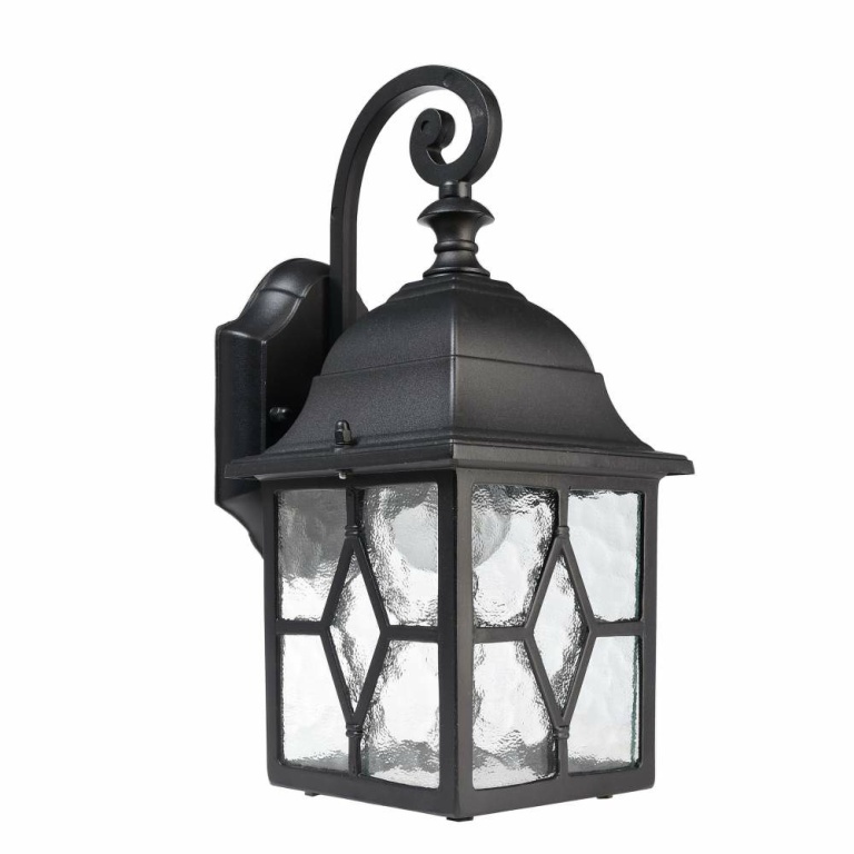 Deko-Light Wandaufbauleuchte, Sargas, 1x max. 60 W E27, Schwarz, 220-240 V/AC, 50 / 60 Hz