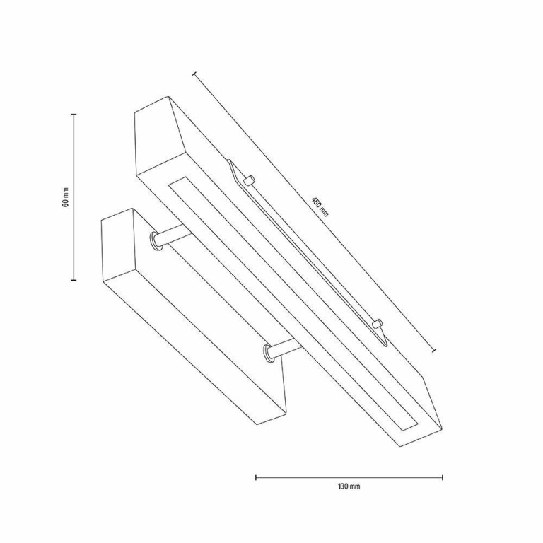 Deko-Light Wandaufbauleuchte, MADERA, 9 W, 3000 K, Schwarz, 200-240 V/AC, 50 / 60 Hz