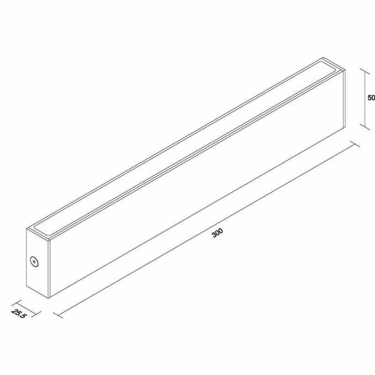 Deko-Light Wandaufbauleuchte, Arne, 4,5 W, 3000 K, Silber, 220-240 V/AC, 50 / 60 Hz