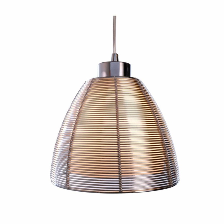 Deko-Light Pendelleuchte, Filo Big Mob 190 mm, 1x max. 60 W E27, Silber, 220-240 V/AC, 50 / 60 Hz