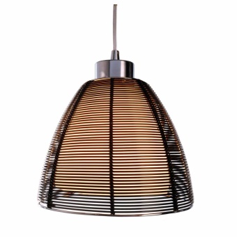 Deko-Light Pendelleuchte, Filo Big Mob 190 mm, 1x max. 60 W E27, Schwarz, 220-240 V/AC, 50 / 60 Hz