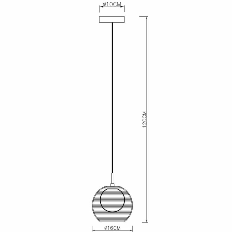 Deko-Light Pendelleuchte, Filo Ball 160 mm, 1x max. 40 W G9, Silber, 220-240 V/AC, 50 / 60 Hz