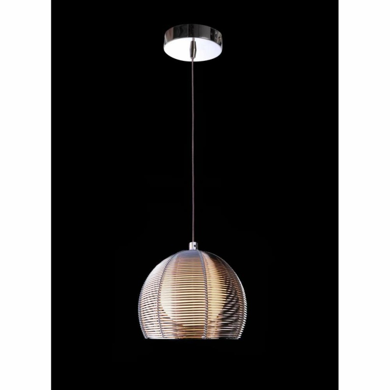 Deko-Light Pendelleuchte, Filo Ball 160 mm, 1x max. 40 W G9, Silber, 220-240 V/AC, 50 / 60 Hz