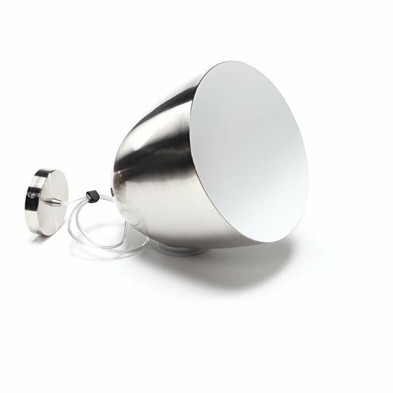 Deko-Light Pendelleuchte, Bell, 1x max. 40 W E27, Silber, 220-240 V/AC, 50 / 60 Hz