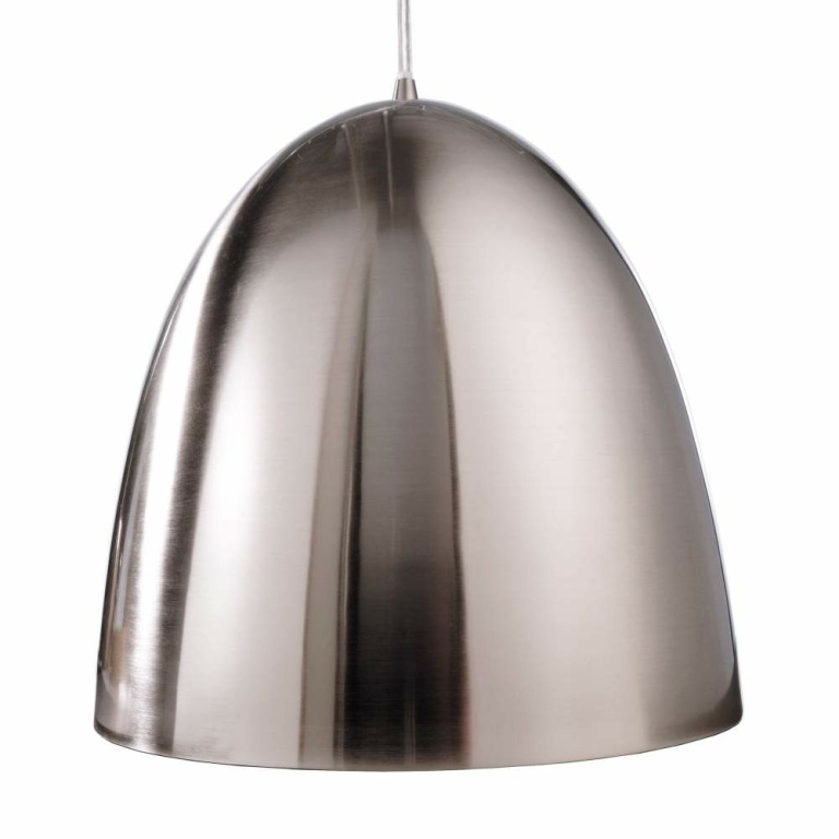 Deko-Light Pendelleuchte, Bell, 1x max. 40 W E27, Silber, 220-240 V/AC, 50 / 60 Hz