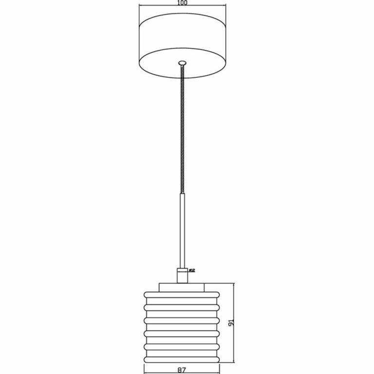 Deko-Light Pendelleuchte, Lucy, 6,4 W, DIM, 3000 K, 220-240 V/AC, 50 / 60 Hz