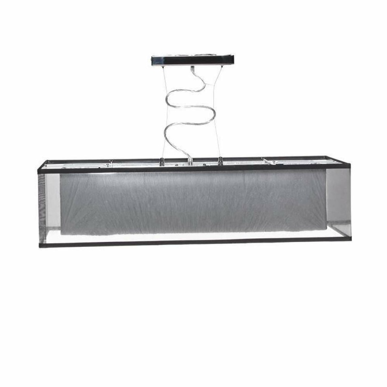 Deko-Light Pendelleuchte, Capella II, 4x max. 60 W E27, Silber, 220-240 V/AC, 50 / 60 Hz