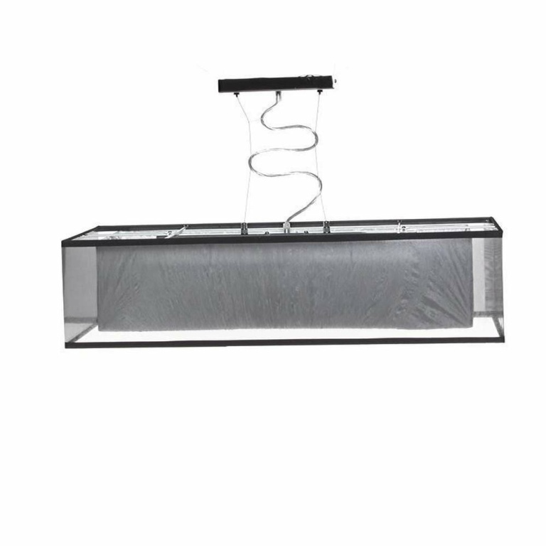 Deko-Light Pendelleuchte, Capella II, 4x max. 60 W E27, Silber, 220-240 V/AC, 50 / 60 Hz