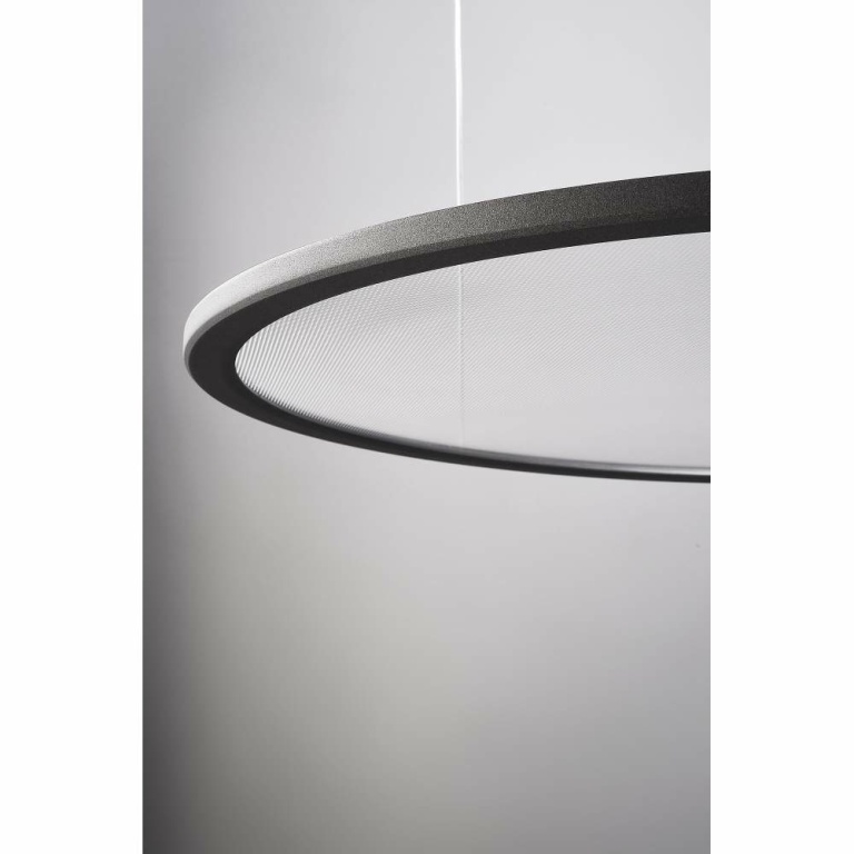 Deko-Light Pendelleuchte, LED Panel transparent Rund 580 mm, 53 W, DIM, 4000 K, Aluminium, 220-240 V/AC, 50 / 6