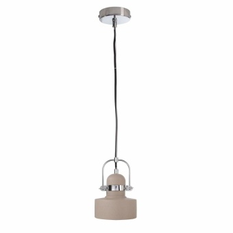 Deko-Light Pendelleuchte, Pavonis, 1x max. 25 W E27, Grau, 220-240 V/AC, 50 / 60 Hz