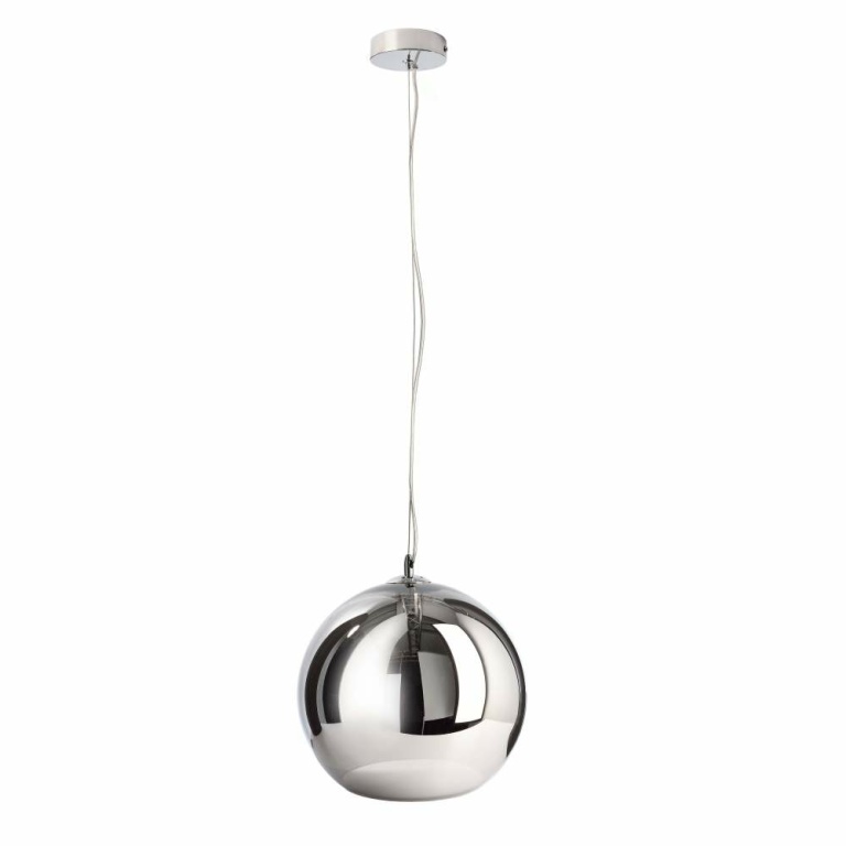 Deko-Light Pendelleuchte, Furnel, 1x max. 60 W E27, Silber, 220-240 V/AC, 50 / 60 Hz