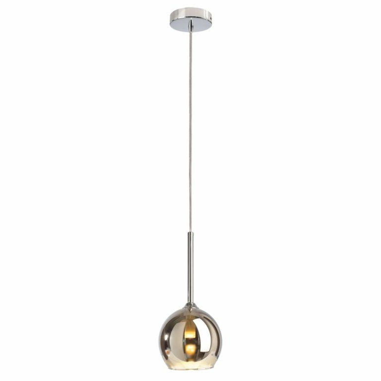 Deko-Light Pendelleuchte, Bunda, 1x max. 28 W G9, Silber, 220-240 V/AC, 50 / 60 Hz