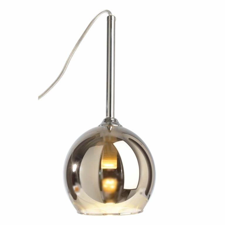 Deko-Light Pendelleuchte, Bunda, 1x max. 28 W G9, Silber, 220-240 V/AC, 50 / 60 Hz