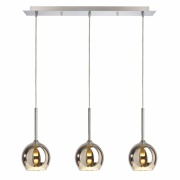 Pendelleuchte, Bunda, 3x max. 28 W G9, Silber, 220-240 V/AC, 50 / 60 Hz