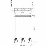 Pendelleuchte, Electra, 16,5 W, DIM, 3000 K, Silber, 220-240 V/AC, 50 / 60 Hz