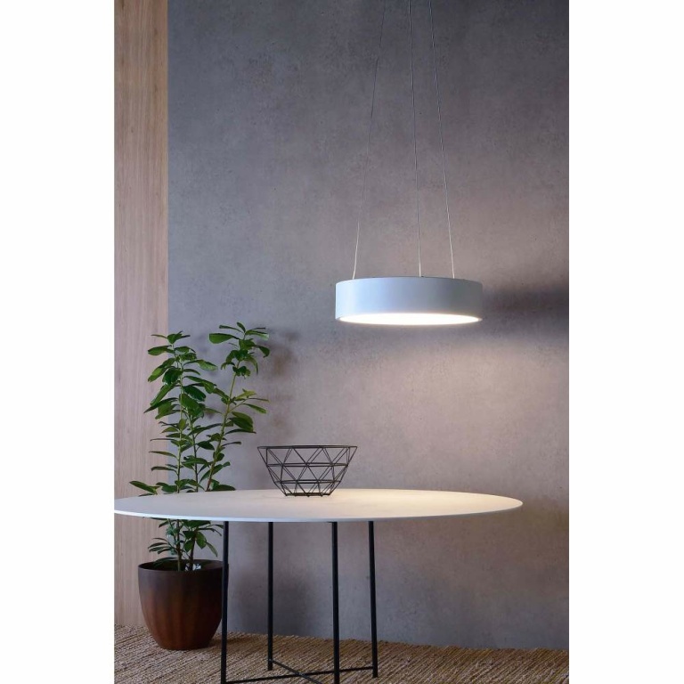 Deko-Light Pendelleuchte, Sculptoris 450 mm, 27 W, DIM, 3000 K, Weiß, 220-240 V/AC, 50 / 60 Hz