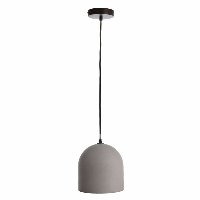 Deko-Light Pendelleuchte, Concreto I, 1x max. 25 W E27, Grau, 220-240 V/AC, 50 / 60 Hz