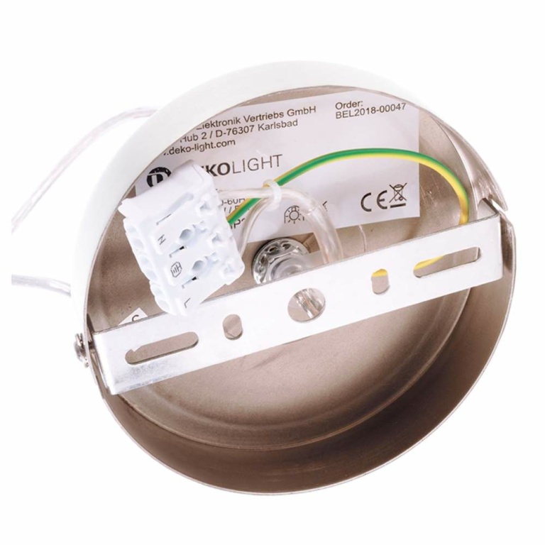 Deko-Light Pendelleuchte, Asterope Rund 250 mm, 1x max. 40 W E27, Weiß, 220-240 V/AC, 50 / 60 Hz