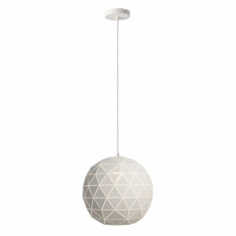 Deko-Light Pendelleuchte, Asterope Rund 400 mm, 1x max. 40 W E27, Weiß, 220-240 V/AC, 50 / 60 Hz