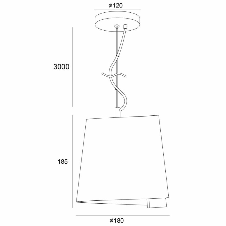 Deko-Light Pendelleuchte, Twister I 180 mm, 1x max. 25 W E14, Weiß, 220-240 V/AC, 50 / 60 Hz