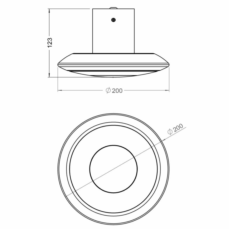 Deko-Light Wandaufbauleuchte, Bermuda II, 12 W, 3000 K, Weiß, 220-240 V/AC, 50 / 60 Hz