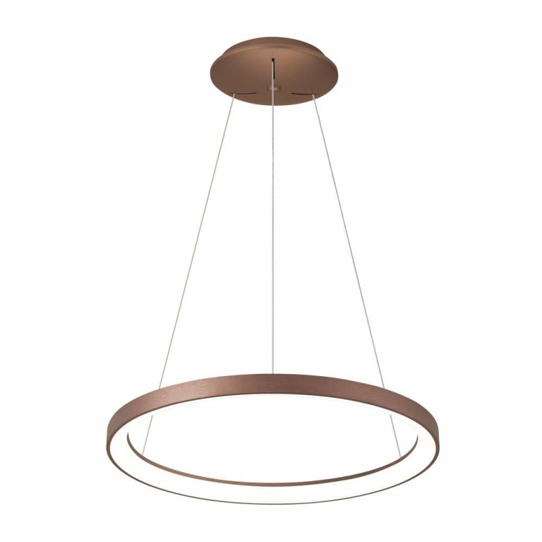 Deko-Light Pendelleuchte, Merope 600 mm, 42 W, DIM, 3000/4000 K, Kaffee, 220-240 V/AC, 50 / 60 Hz