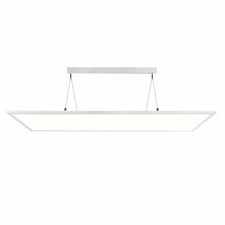 Deko-Light Pendelleuchte, LED Panel transparent, Eckig, 50 W, DIM, 3000/4000 K, Weiß, 220-240 V/AC, 50 / 60 Hz