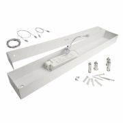 Pendelleuchte, LED Panel transparent, Eckig, 50 W, DIM, 3000/4000 K, Weiß, 220-240 V/AC, 50 / 60 Hz